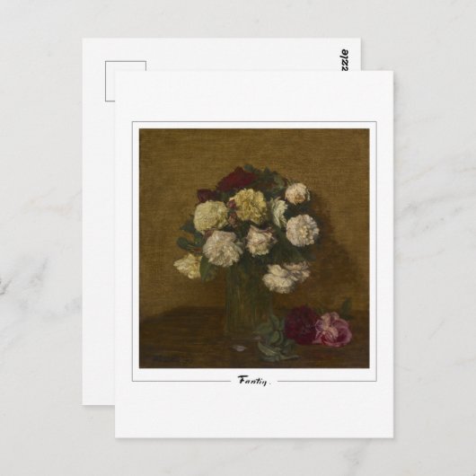 Henri Fantin-Latour #2 - Fine Art Postcard Postkarte (Vorne/Hinten)