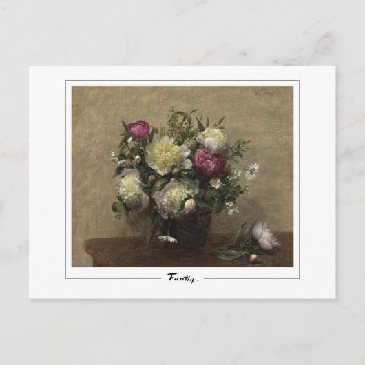 Henri Fantin-Latour #448 - Fine Art Postcard Postkarte (Vorderseite)