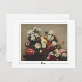 Henri Fantin-Latour #451 - Fine Art Postcard Postkarte (Vorne/Hinten)