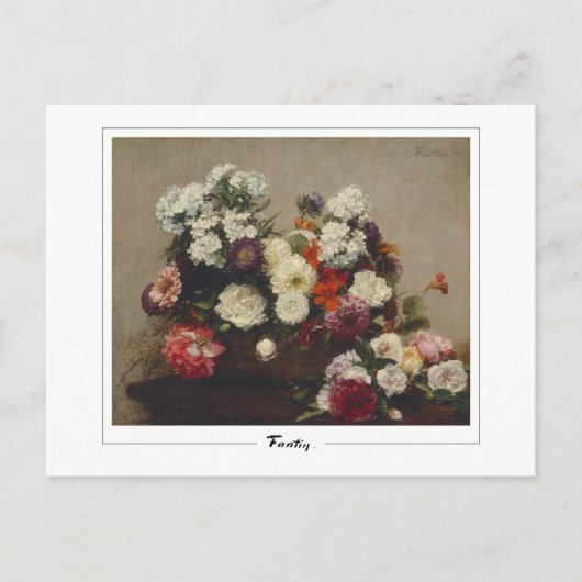 Henri Fantin-Latour #451 - Fine Art Postcard Postkarte (Vorderseite)