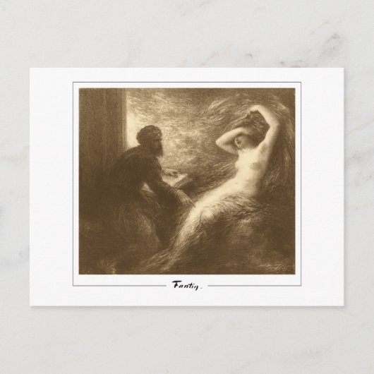Henri Fantin-Latour #454 - Fine Art Postcard Postkarte (Vorderseite)