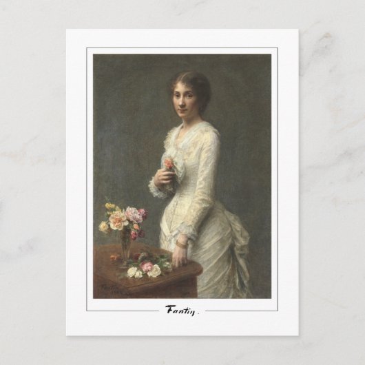 Henri Fantin-Latour #493 - Fine Art Postcard Postkarte (Vorderseite)