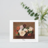Henri Fantin-Latour #494 - Fine Art Postcard Postkarte (Stehend Vorderseite)