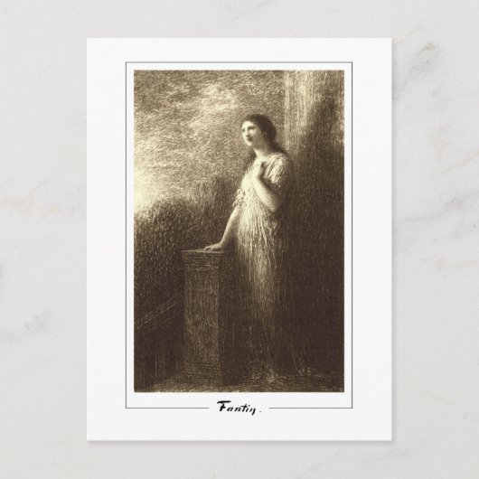 Henri Fantin-Latour #499 - Fine Art Postcard Postkarte (Vorderseite)