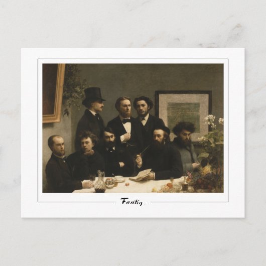 Henri Fantin-Latour #522 - Fine Art Postcard Postkarte (Vorderseite)