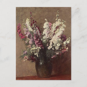 Henri Fantin-Latour-Larkspur Postkarte