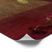 Henri Fantin-Latour Peonies and Rose Poster (Ecke)