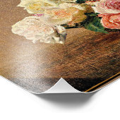 Henri Fantin-Latour - Rose und Lilies Fotodruck (Ecke)