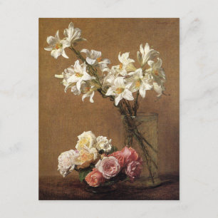 Henri Fantin-Latour Rosen und Lilien Einladungen