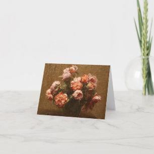 Henri Fantin Latour Vase of Peonies Note Card Karte