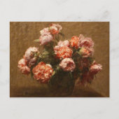 Henri Fantin-Latour Vase of Peonies Postcard Postkarte (Vorderseite)