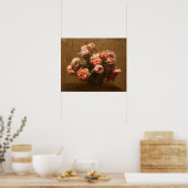 Henri Fantin-Latour Vase of Peonies Poster (Küche)