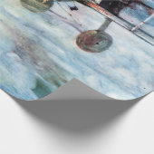 Henri Farré Kapitän Feque kehrt auf seinem Schild  Geschenkpapier (Ecke)