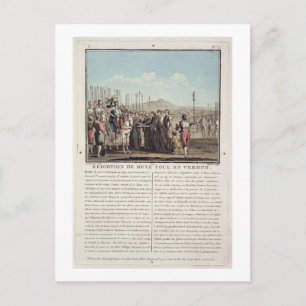 Henri II (1519-59) empfängt die Schlüssel von Metz Postkarte
