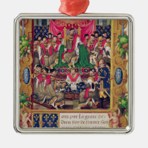 Henri II Ornament Aus Metall