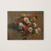 Henri Latour - Zinnias Puzzle (Horizontal)