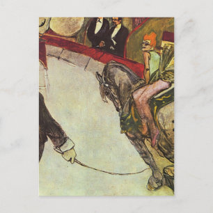 Henri Lautrec - Am Circus Fernando, der Fahrer Postkarte