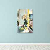 Henri Matisse - BLUME VOR EINEM FENSTER 1922 Leinwanddruck (Insitu (Holzboden))