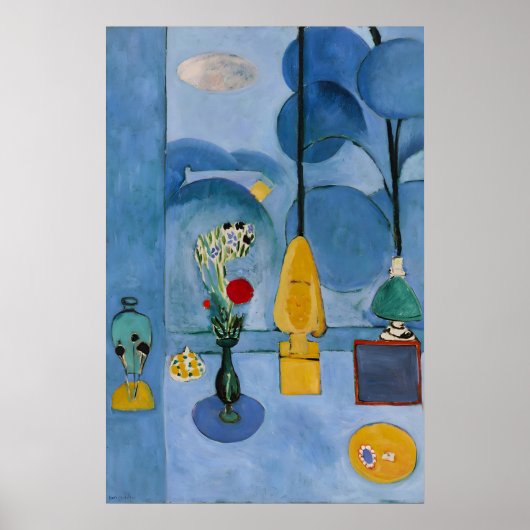 Henri Matisse Das Blaue Fenster 1913 – Poster oder (Vorne)