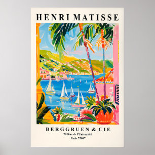 Henri Matisse Druck Pink Mediterranean Riviera Poster