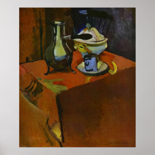 Henri Matisse - Geschirr auf einem Tisch - 1900 Poster