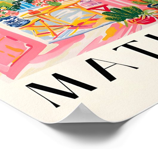 Henri Matisse Print, ästhetisches Poster, Boho Dec Poster (Ecke)