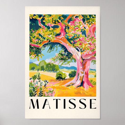 Henri Matisse Print, Oak Tree Art, Landschaftsmale Poster (Vorne)