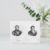 Henri Montan Berton und Francois Adrien Postkarte (Stehend Vorderseite)