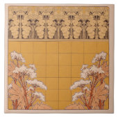 Henri Privat-Livemont Wanddekoration Jugendstil Fliese (Vorderseite)