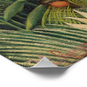 Henri Rousseau - Affen & Papagei im Jungfrau-Wald Poster (Ecke)