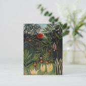 Henri Rousseau - Affen & Papagei im Jungfrau-Wald Postkarte (Stehend Vorderseite)