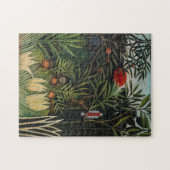 Henri Rousseau - Affen & Papagei im Jungfrau-Wald Puzzle (Horizontal)