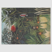 Henri Rousseau - Affen & Papagei im Jungfrau-Wald Seidenpapier (Vorderseite)