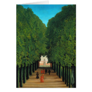 Henri Rousseau, Allee im Park in Saint-Cloud