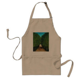 Henri Rousseau, Allee im Park in Saint-Cloud Schürze