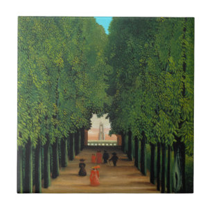 Henri Rousseau, Allee im Park von Saint-Cloud Fliese