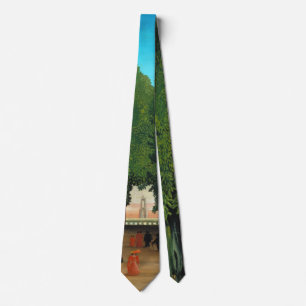 Henri Rousseau, Allee im Park von Saint-Cloud Krawatte