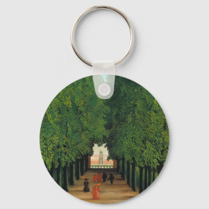 Henri Rousseau, Allee im Park von Saint-Cloud Schlüsselanhänger