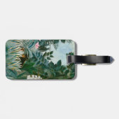 Henri Rousseau - Äquatorialdschungel - QR-Code Gepäckanhänger (Rückseite horizontal)
