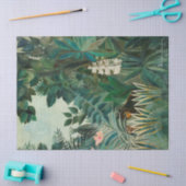 Henri Rousseau | Äquatorialer Dschungel (1909) Seidenpapier (Basteln)