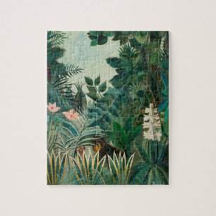 Henri Rousseau, Äquatorialer Dschungel Vintage T Puzzle