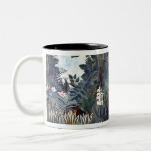 Henri Rousseau Äquatorialer Dschungel Zweifarbige Tasse