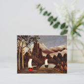 Henri Rousseau art: Die Banken der Oise Postkarte (Stehend Vorderseite)