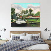 Henri Rousseau art Leinwanddruck (Insitu (Schlafzimmer))