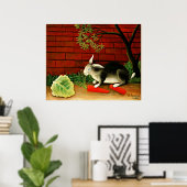 Henri Rousseau Art: Rabbit Poster (Heimbüro)