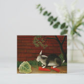 Henri Rousseau Art: Rabbit Postkarte (Stehend Vorderseite)