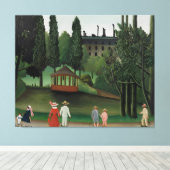 Henri Rousseau art style Leinwanddruck (Insitu (Holzboden))