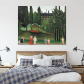 Henri Rousseau art style Leinwanddruck (Insitu (Schlafzimmer))