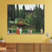 Henri Rousseau art style Leinwanddruck (Insitu (Wohnzimmer))