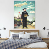 Henri Rousseau art style Leinwanddruck (Insitu (Schlafzimmer))